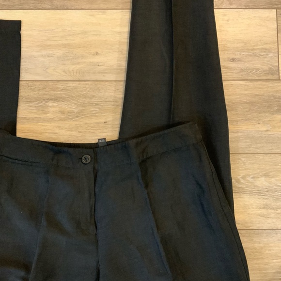Eileen Fisher silk & linen pants. Size M - Picture 4 of 5